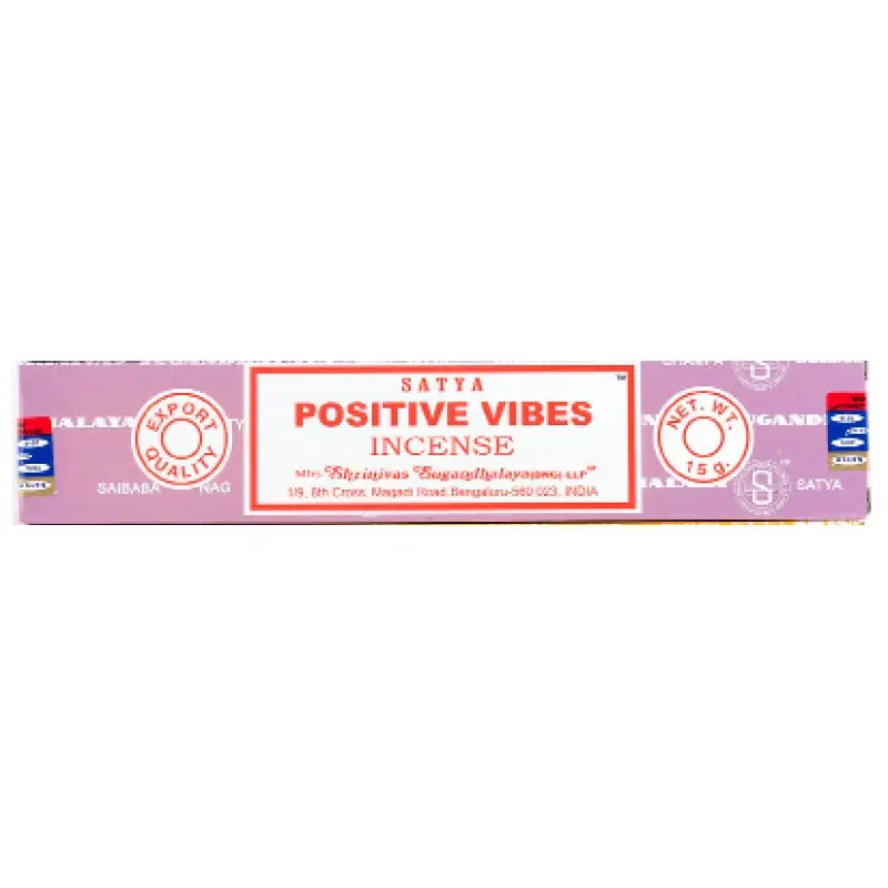 Positive Vibes Satya Incense Sticks YOGA SERIES Hand Rolled