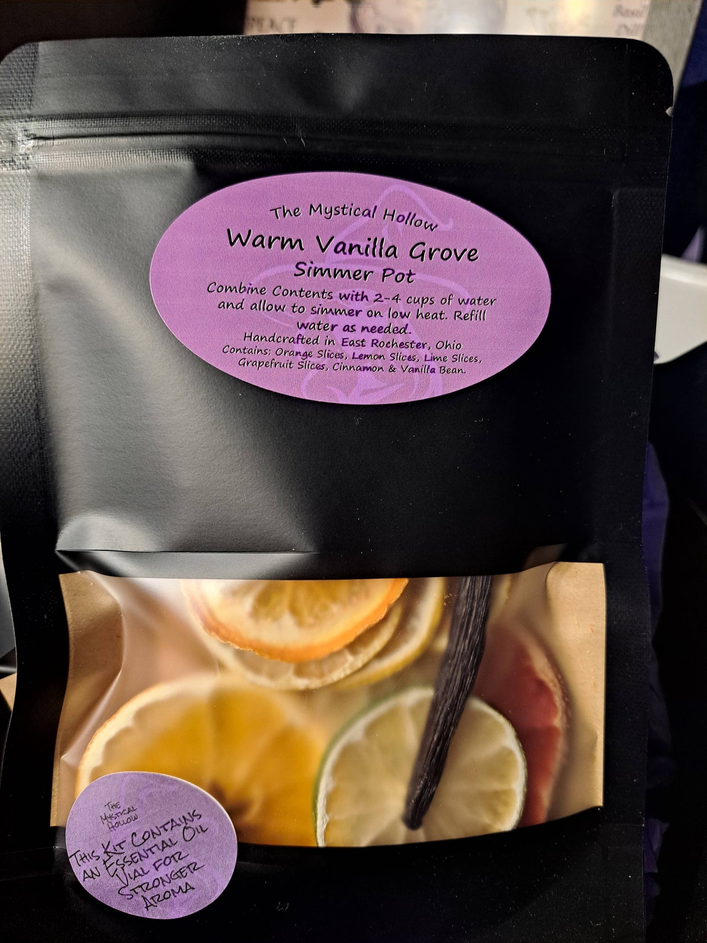 Warm Vanilla Grove Simmer Pot Kit