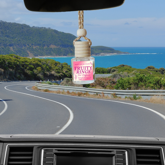 Hanging Car Diffusers | Fruity Rings | Made in USA
