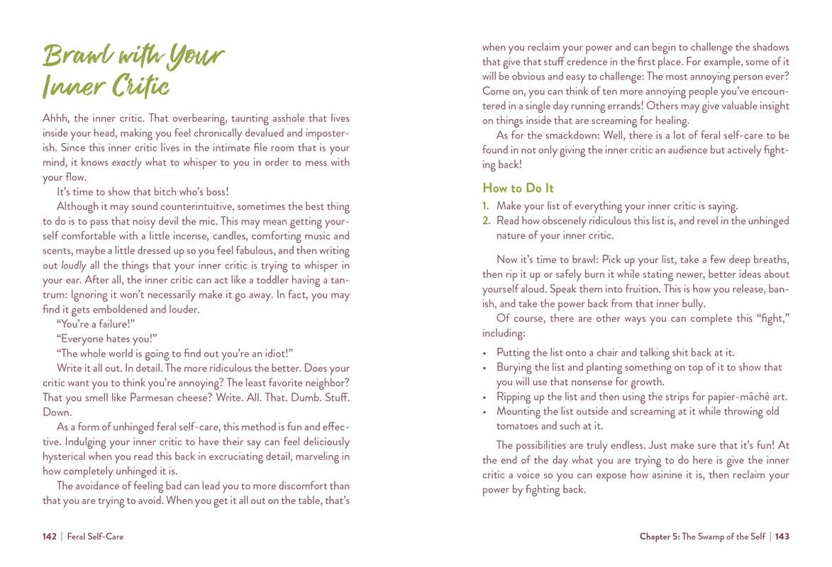 Feral Self-Care by Mandi Em