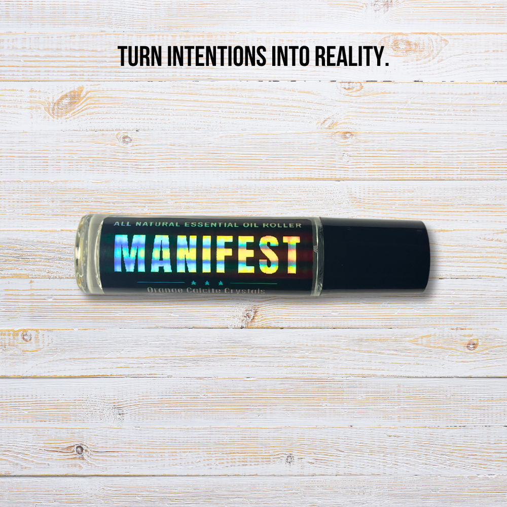 Crystal Infused Essential Oil Roller Premium Collection