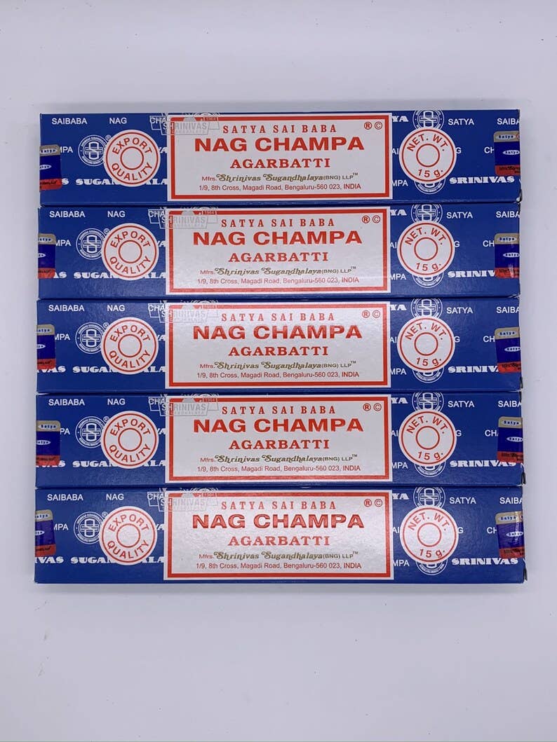 Satya Nag Champa - Original Blue Box Incense Sticks (15 gm)