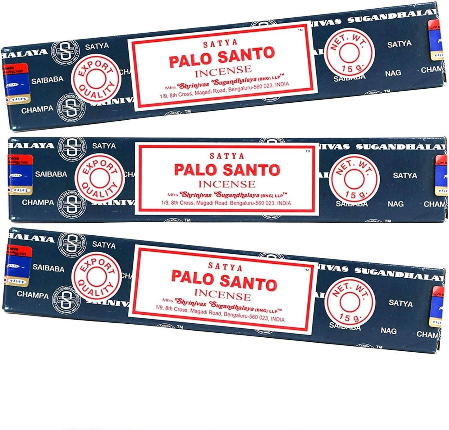 Palo Santo Satya Incense Sticks YOGA SERIES Hand Rolled