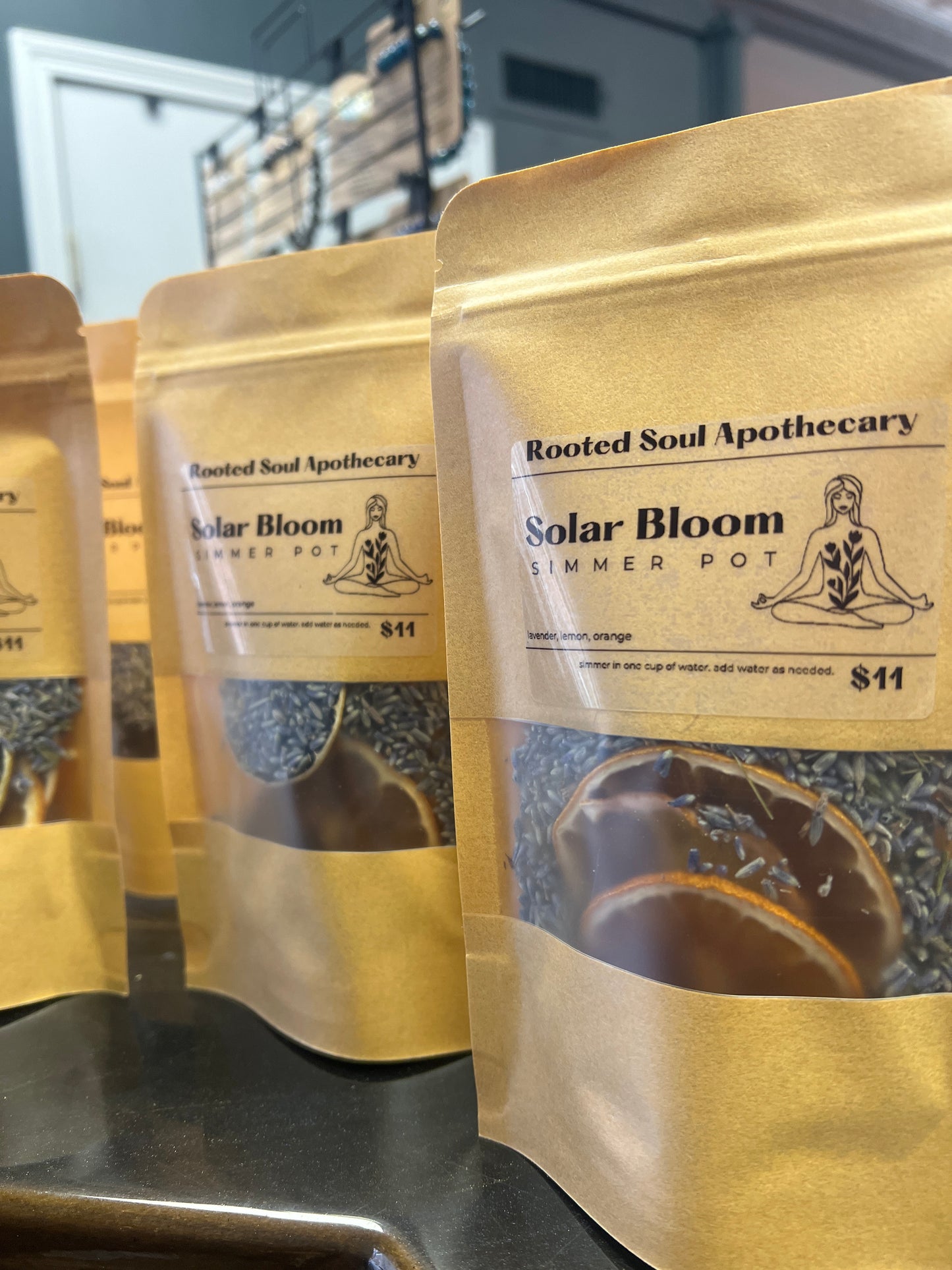 Solar Bloom Simmer Pot