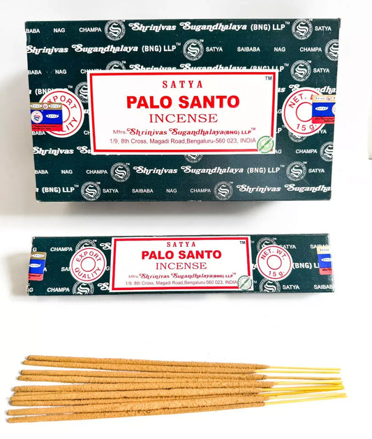 Palo Santo Satya Incense Sticks YOGA SERIES Hand Rolled