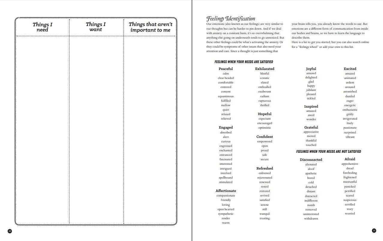 Unfuck Your Brain Workbook: Anxiety Depression, Anger & More