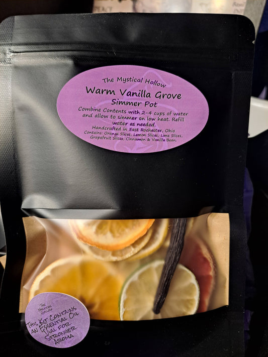 Warm Vanilla Grove Simmer Pot Kit