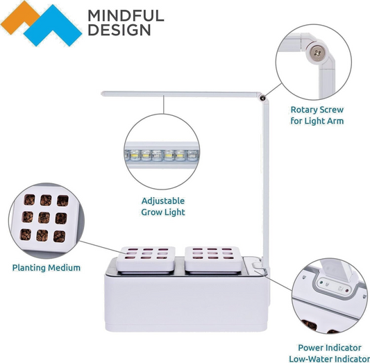 Desktop Hydroponic Herb Garden