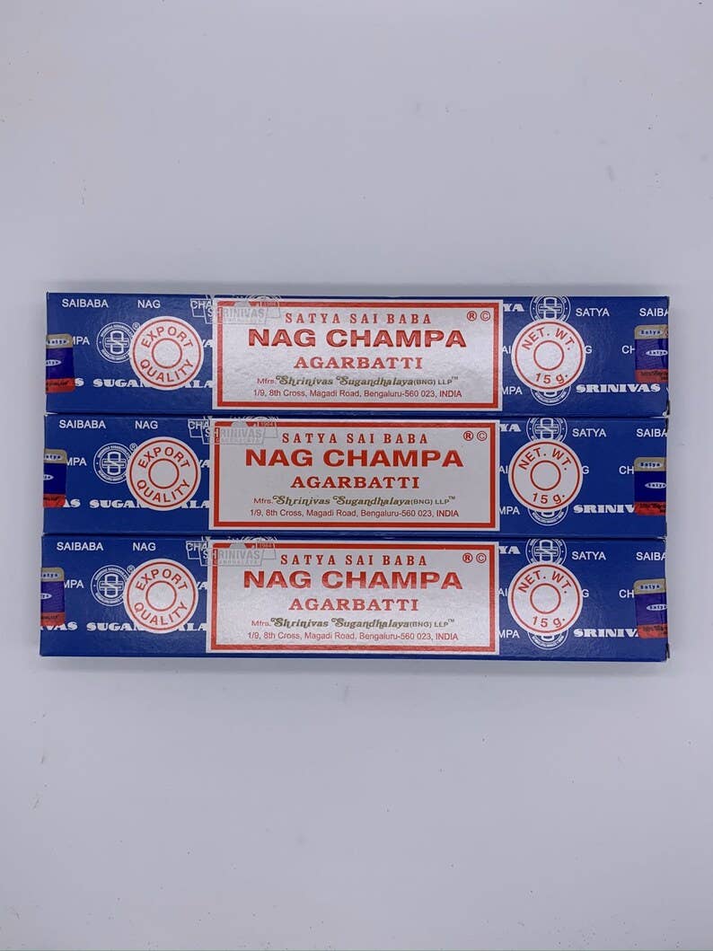 Satya Nag Champa - Original Blue Box Incense Sticks (15 gm)